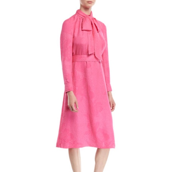 Tory Burch Dresses & Skirts - Tory Burch Brielle Tie-Neck Floral Dress Sz 10 NWT
